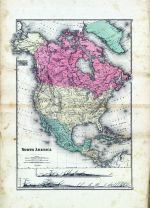 North America Map, Fayette County 1875